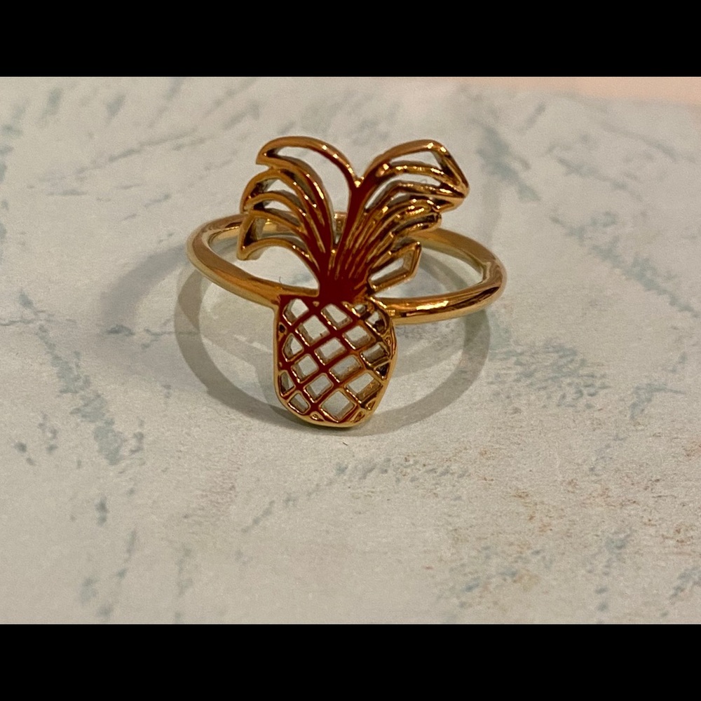 J. Crew Pineapple Ring Size 7 - image 1